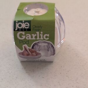 Joie Green and Clear Garlic Keeper